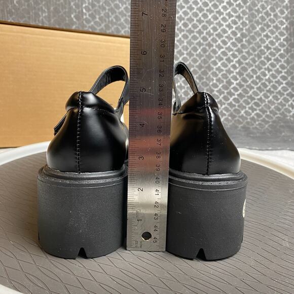 Mary Jane Chunky Platform Shoes Womens 7.5 Gothcore Y2K Grunge Coquette - Picture 7 of 11